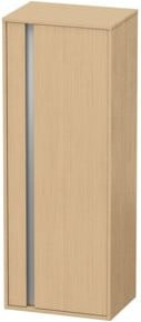 Duravit Hochschrank Ketho in Eiche natur, Wandmontage, 1 Tür, B: 50 cm, T: 36 cm, H: 132 cm - Bild 1