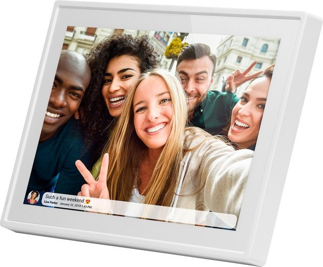 Digitaler Bilderrahmen Braun DigiFrame 1019 Weiß mit Wi-Fi - Bild 1