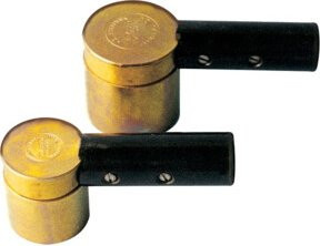 Magnetpolklemme 500 A rund in Gold - Bild 1