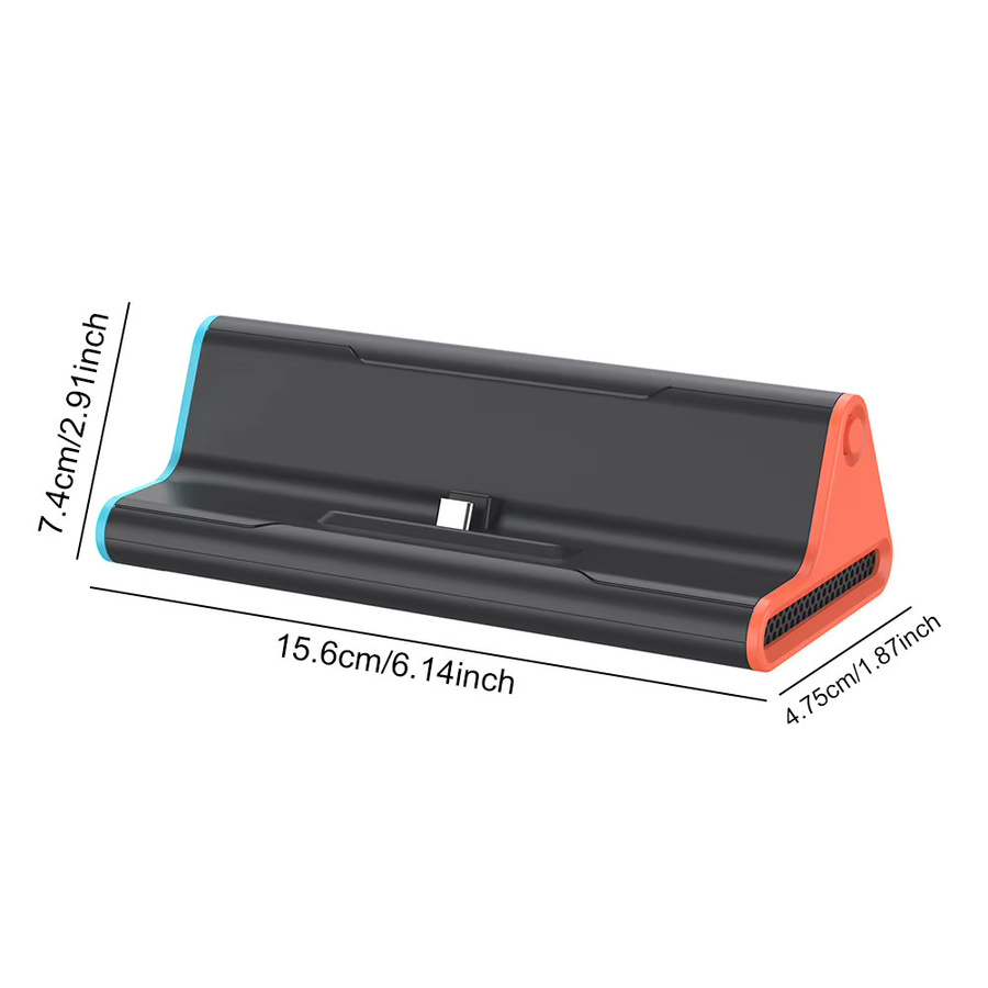 Jaysuing TV Docking Station für Switch 2 in Schwarz mit USB-C und HDMI Port - Bild 5