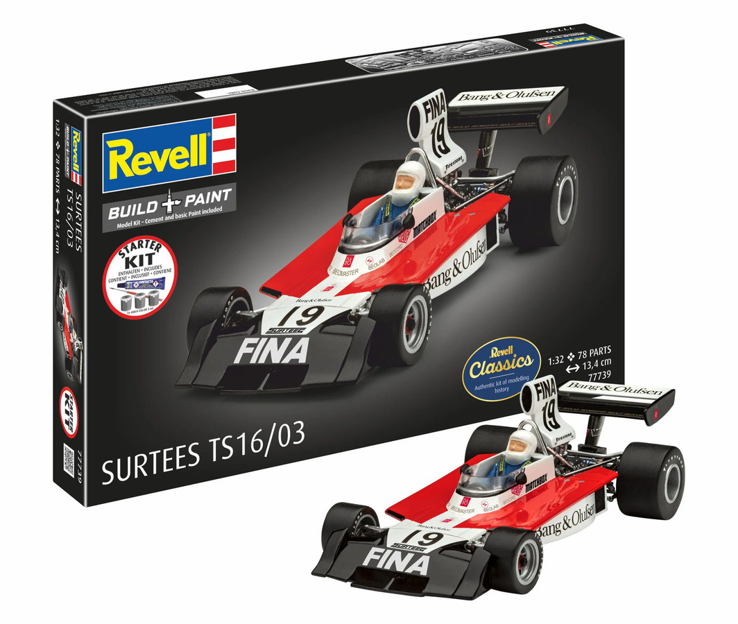 Revell Surtees TS16/03 Starter Kit Modellbausatz 1:32 - Bild 2