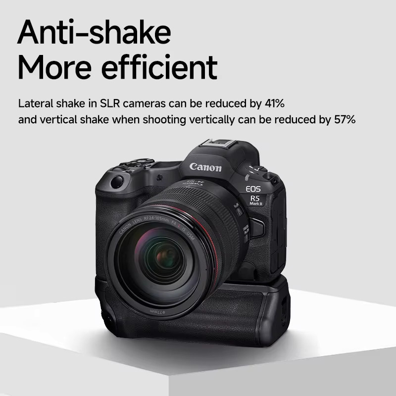 BG-R20 Batteriegriff für Canon EOS R5, R5II, R6 und R6II in Schwarz - Bild 3