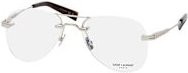 Saint Laurent SL 745 Korrektionsbrille, randlos, Aviator, Metall, silver, Unisex - Bild 1