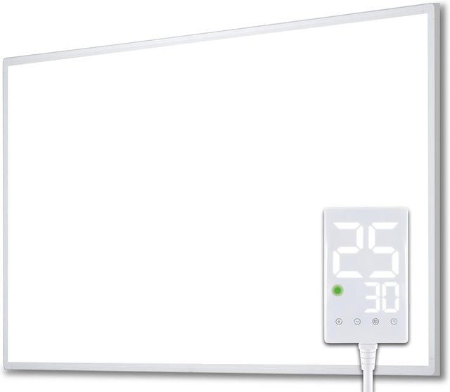 Heidenfeld Infrarotheizung HF-HP100-3 mit Thermostat, weiß, 300-1200 Watt - Bild 1