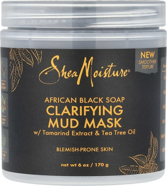 SheaMoisture Reinigende Schlamm-Schönheitsmaske mit Afrikanischer Schwarzer Seife, 170 g - Bild 1