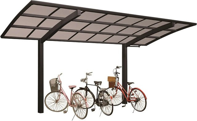 Ximax Einzelcarport Portoforte Mini Typ 60 Schwarz B/T: 201 x 495,4 cm - Bild 1