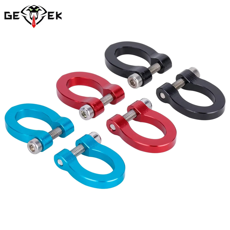 MALOM RC CNC Aluminium Stoßstange D-ring Abschlepphaken, Schwarz - Bild 1