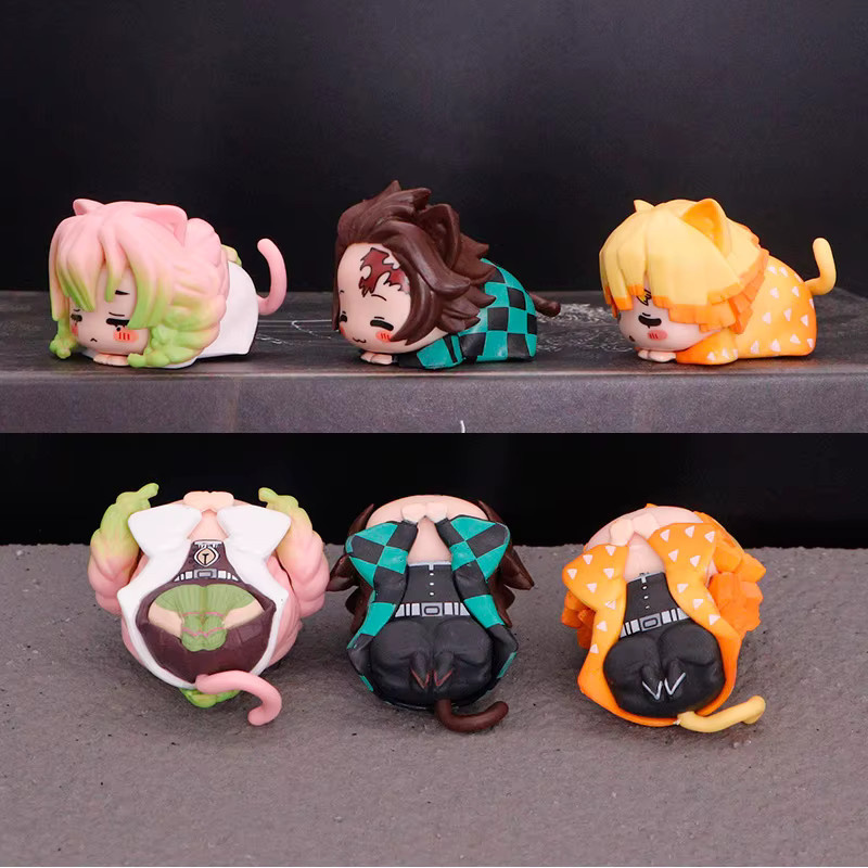 Bandai Demon Slayer Actionfiguren, Katze Nezuko Tanjirou Mitsuri, PVC - Bild 5