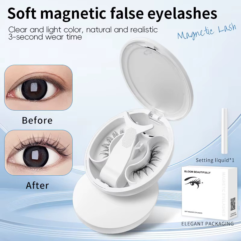 Goodobe Magnetische Falsche Wimpern, Bunny Black, Imierter Nerzfell - Bild 2