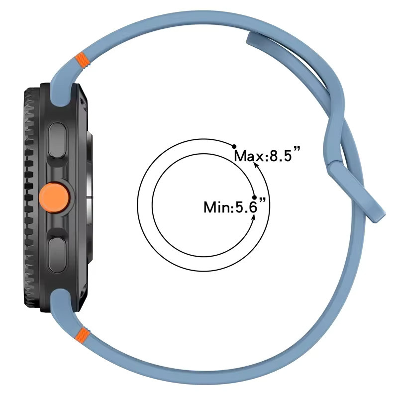 NEY Uhrenarmband Silikon, Samsung Galaxy Watch 8, Unisex - Bild 3
