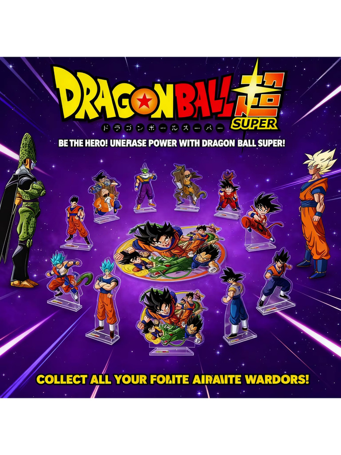 Bandai Dragon Ball Acryl-Ständer, Anime-Figur, Kunststoff, Bunt / Mehrfarbig - Bild 4