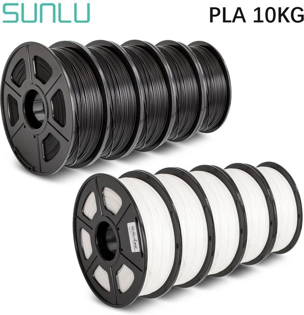 SUNLU 3D-Drucker-Filament PLA/PETG/ABS/TPU 1,75 mm Orange - Bild 1