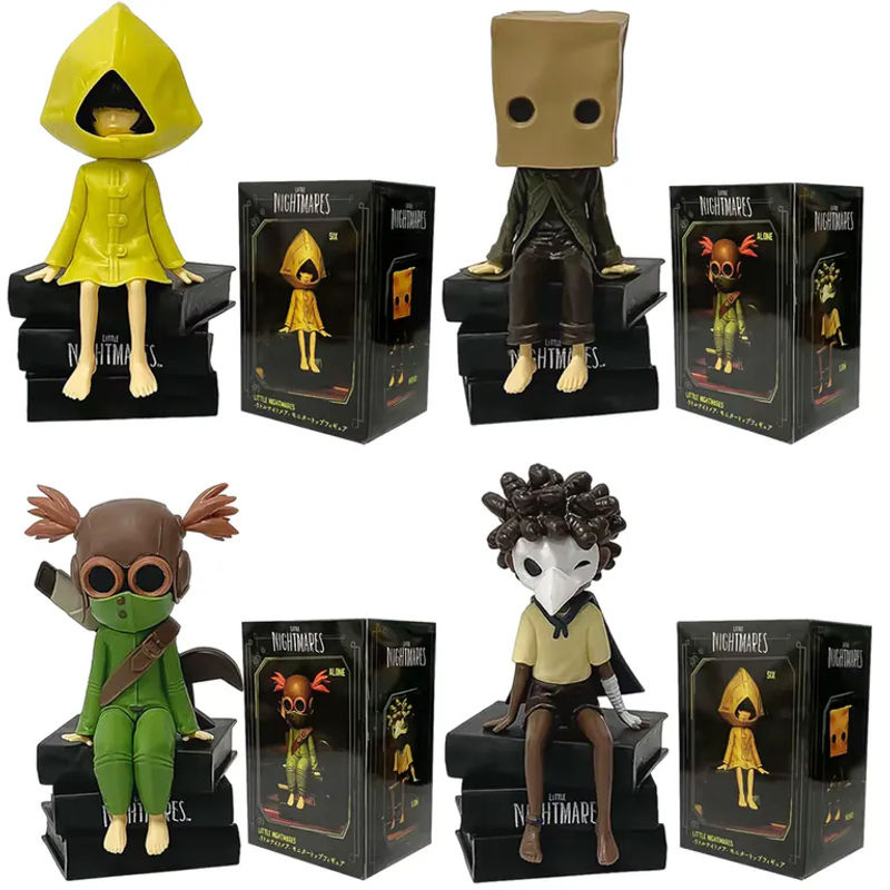Bandai Little Nightmares Monitor Top Figuren Set vol.1-2 mit Mono, Six und Low in Mehrfarbig - Bild 5