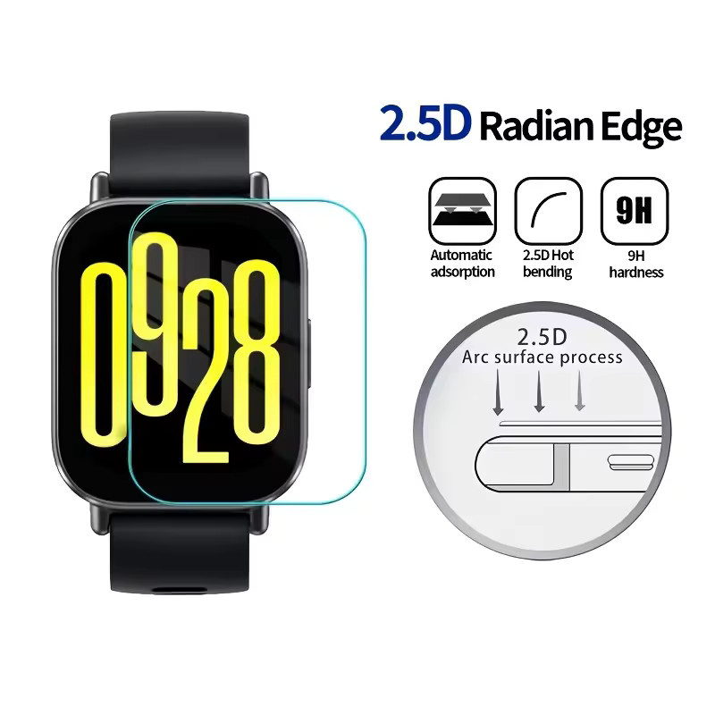 Xiaomi Displayschutzfolie Glas, Xiaomi Redmi Watch 5 Lite, Watch5 Active - Bild 4