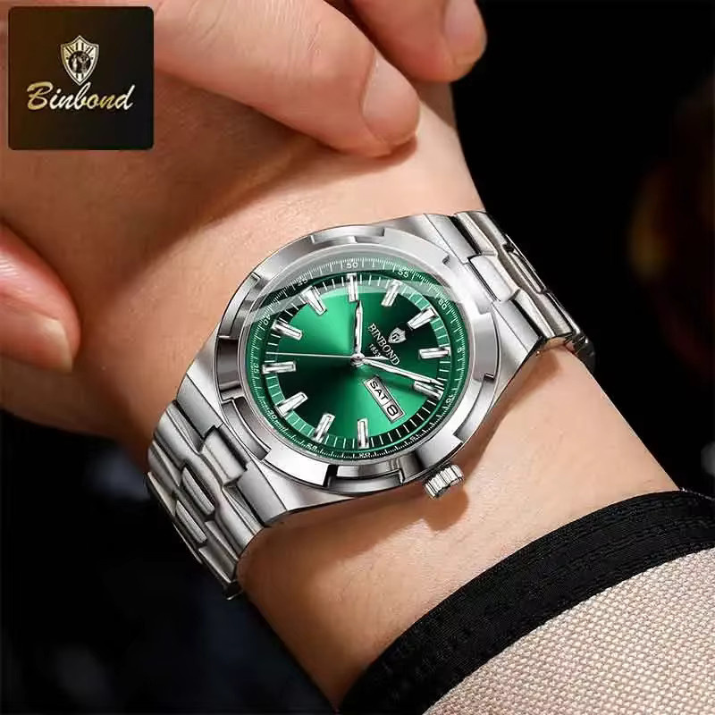 BINBOND Armbanduhr Quarz, Edelstahl, Herren - Bild 2