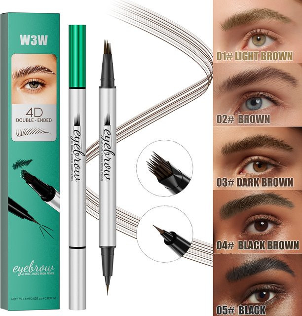 W3W 2-in-1 Augenbrauenstift & Eyeliner, wasserfest - Bild 1