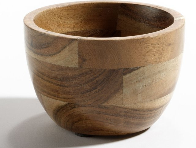 Bongusto Schale aus Holz in Braun, rund, Durchmesser: 11,0 cm, Höhe: 8,0 cm - Bild 1