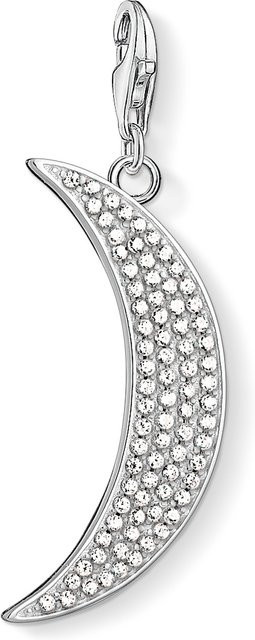 Thomas Sabo Charm Anhänger Mond, 925 Silber, Zirkonia, Damen - Bild 1