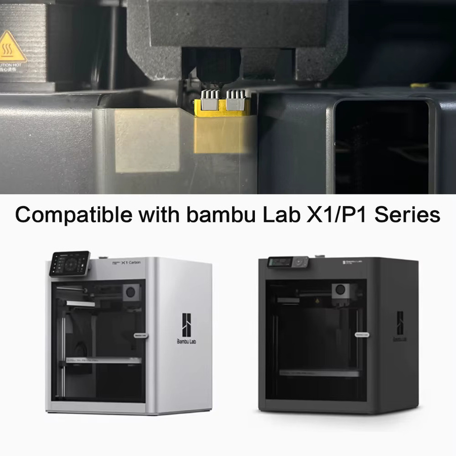Bambu Lab Silikonbürste als Druckkopfreiniger für die X1 und P1S Serie - Bild 4
