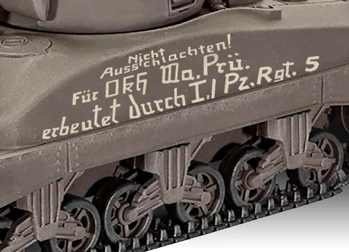 Revell Model Set Sherman M4A1, Fahrzeuge, 1:72, Grau, Kunststoff - Bild 3