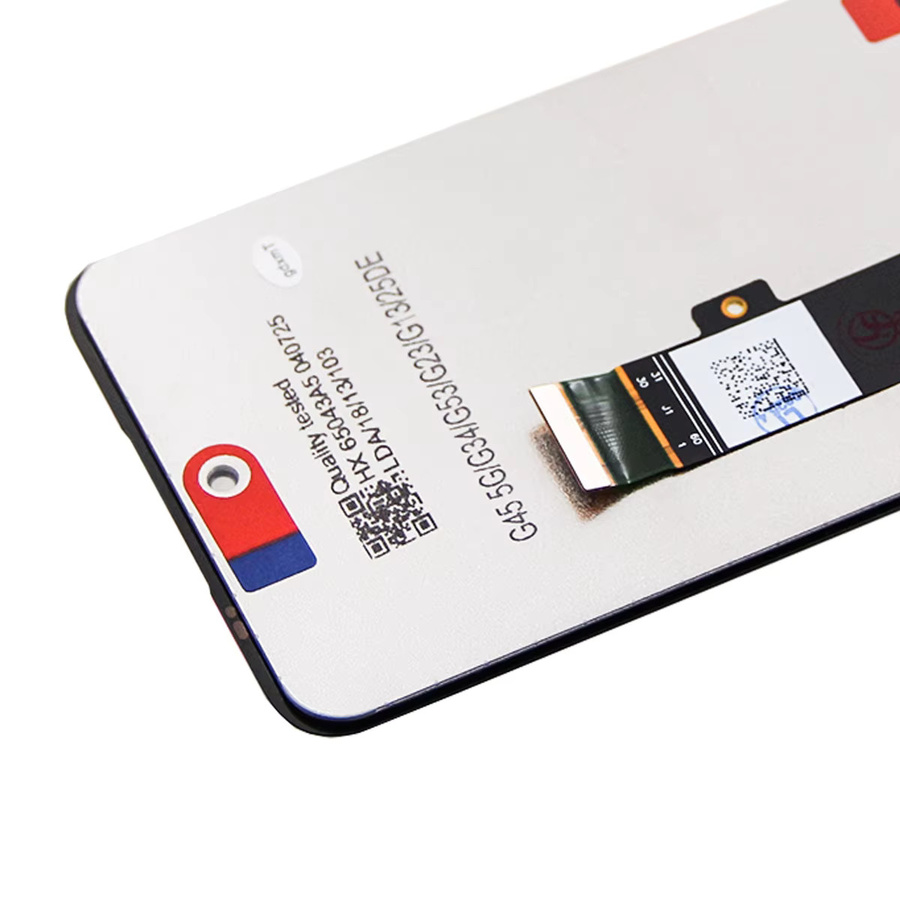 Motorola Moto G53 Ersatzdisplay mit Rahmen und Touch Sensor Digitizer in Schwarz für Modell XT2335-2, 6,5 Zoll IPS LCD - Bild 4