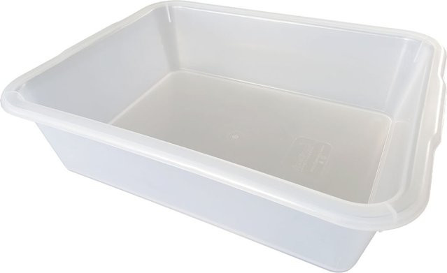 Scaritech Rechteckige Teigwanne aus Kunststoff, transparent, 20 l, 5er Pack - Bild 1