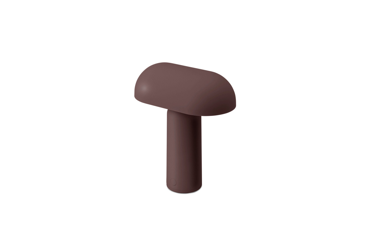 Normann Copenhagen Porta Akkutischleuchte in Braun mit dimmbarer LED und organischem Design - Bild 2