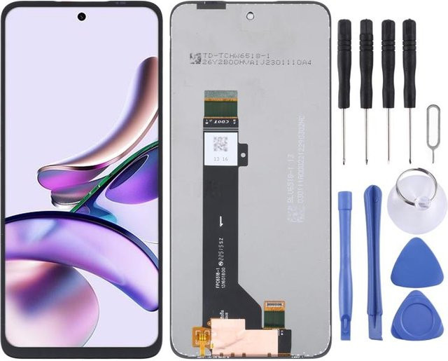 OEM LCD-Bildschirm mit Digitizer Baugruppe für Motorola Moto G13 / G23 in Weiß - Bild 1