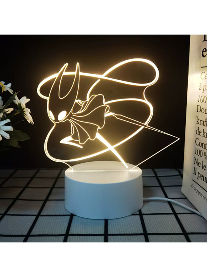 Bandai Hohl Ritter 3D LED Nachtlicht mit Touch-Funktion und USB-Anschluss zur Dekoration für das Kinderzimmer - Bild 4