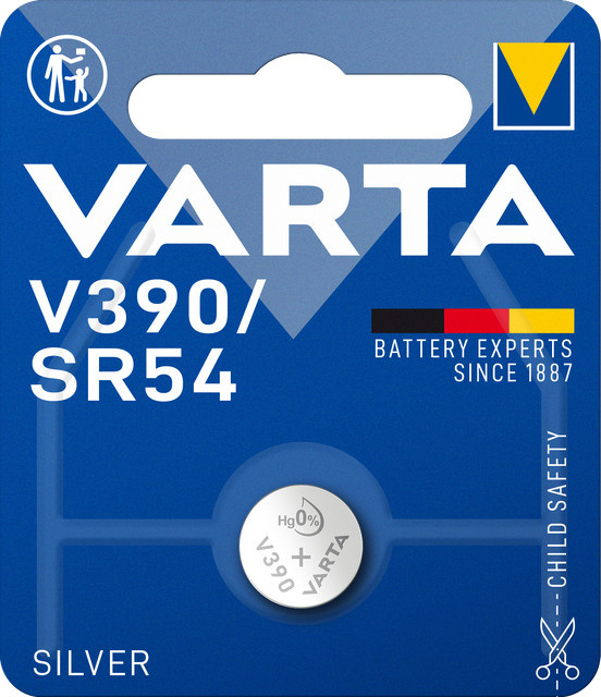 Varta Silber Knopfzelle V390/SR54 im 1er Blister - Bild 1