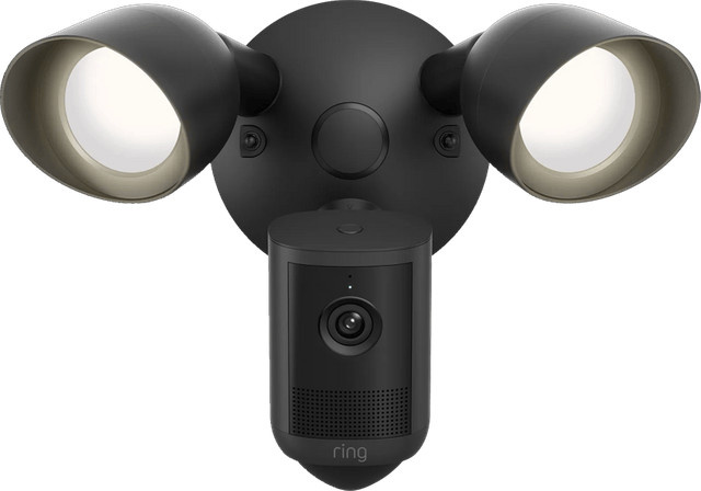 Ring Floodlight Kamera 2. Generation Schwarz mit Wi-Fi - Bild 1