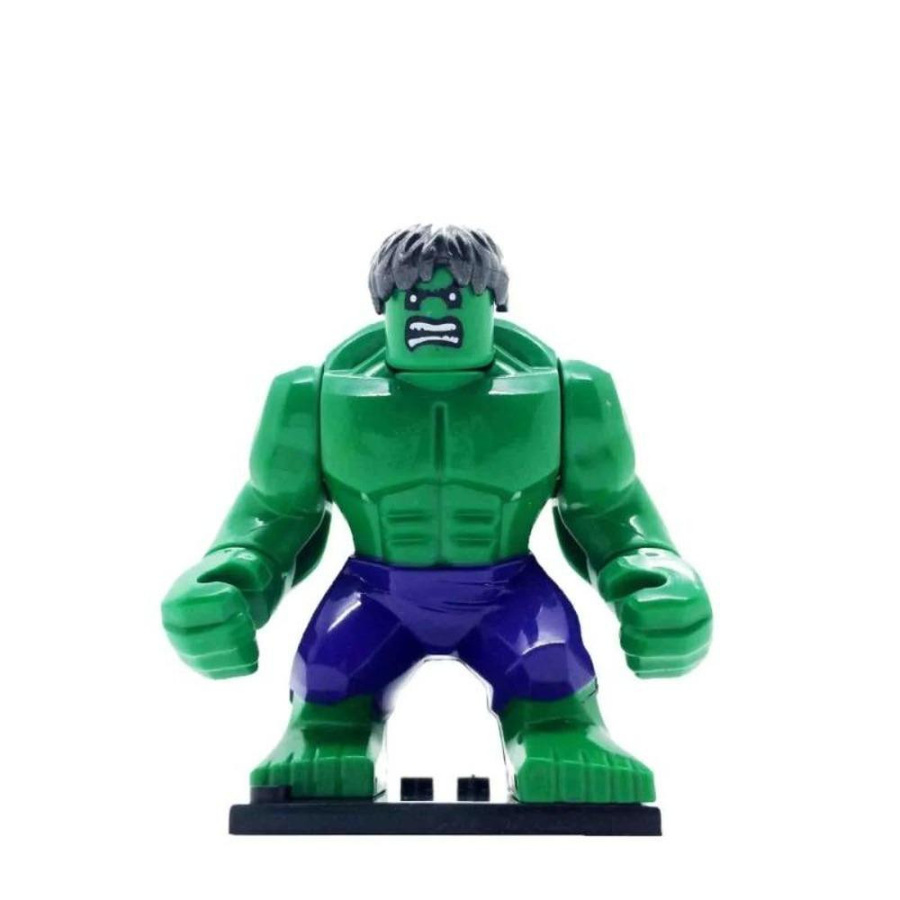 Superheld Mini Bausteine Set Hulk Spider Man Iron Man Action Puppe 3-6J - Bild 2