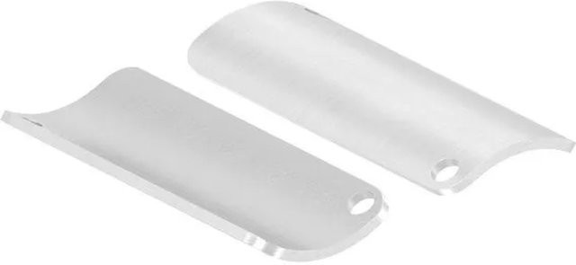FeNau Handlaufanschlussplatte aus Edelstahl in Silber, B/H/T: 70 x 30 x 2 mm, passend für 42,4 mm Rohre - Bild 1