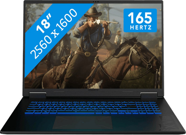 Gigabyte Gaming A18 Gaming-Notebook in Schwarz mit 18 Zoll Display, AMD Ryzen 7, 32GB RAM, 1TB SSD und RTX 5070 - Bild 1