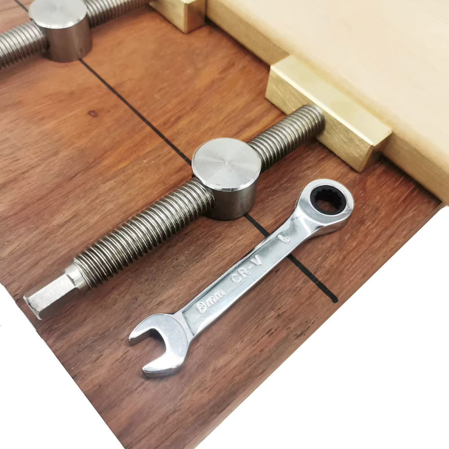GDART Desktop Clip Clamp Werkzeug-Set mit Bankhunde-Löchern zur präzisen Schnellbefestigung und Fixierung für Bearbeitungen - Bild 5