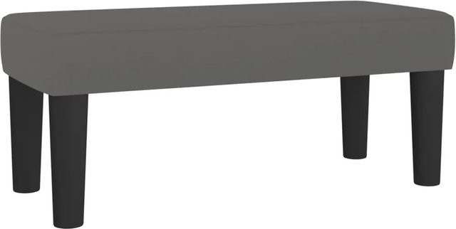 vidaXL Sitzbank Grau aus Kunstleder für das Wohnzimmer B/T/H: 70 x 30 x 30 cm - Bild 1