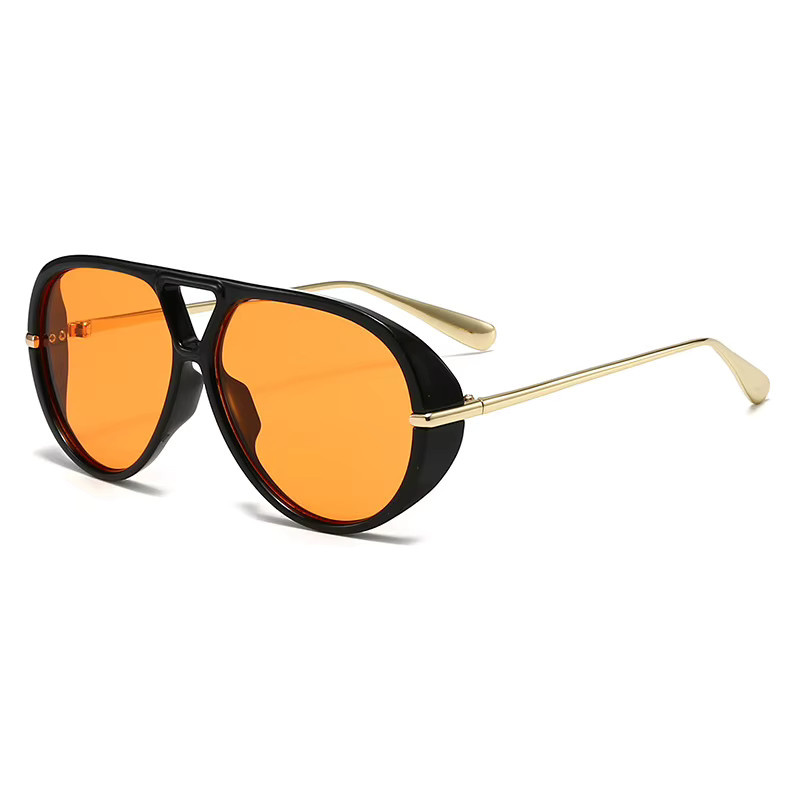RMM Sonnenbrille, Rund, Vollrand, Metall, Schwarz, Unisex - Bild 1