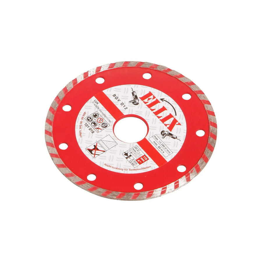 ELLIX Diamant-Trennscheibe Turbo Rot Durchmesser: 115 mm - Bild 2