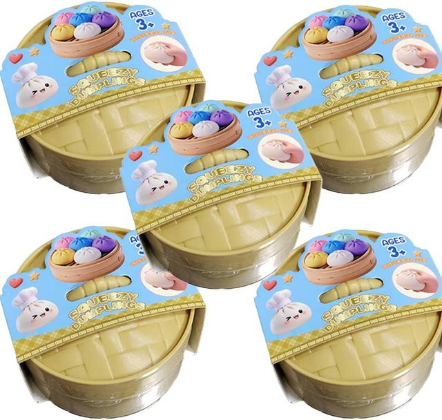 PRELEXT Squishy Knödel, Stressabbau Fidget Spielzeug, Buntes Simulationsessen - Bild 1