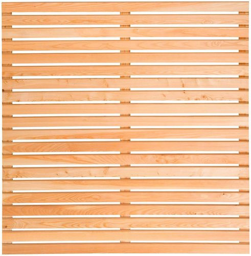 Mr. GARDENER Sichtschutzelement Bali aus Lärchenholz in Beige, H x B: 180 x 180 cm - Bild 1