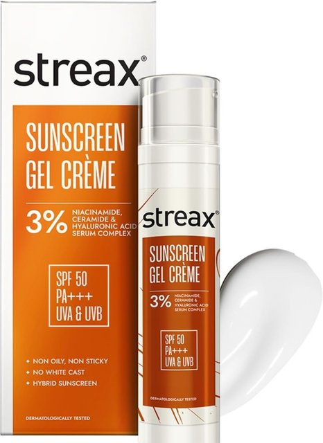 Streax Sonnenschutz Gel-Creme LSF 50, 50 g, Gesicht - Bild 1