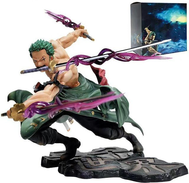 Yiran toy 1 One Piece Roronoa Zoro Anime-Actionfigur Sa-Maximum Manga-Statue - Bild 1