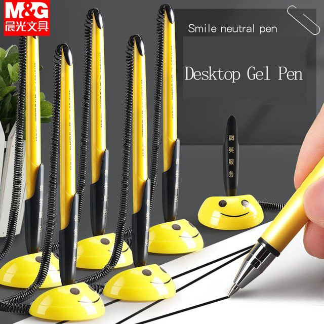 M&G Desktop-Gelstift schwarz mit 0,5 mm Schriftdicke, nachfüllbar - Bild 1