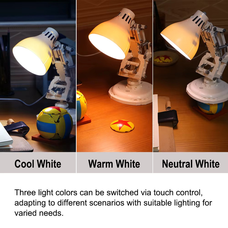 TEDDOO Disney Beleuchtungsset für 21357 Pixar-Lampe, USB, dimmbar, Touch-Steuerung, LED, Weiß - Bild 2