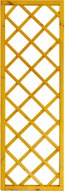 Sichtschutzzaun Nancy aus Kiefernholz in Pinienfarbe, 3-fach lasiert, Braun, Höhe: 180 cm, Breite: 60 cm - Bild 1
