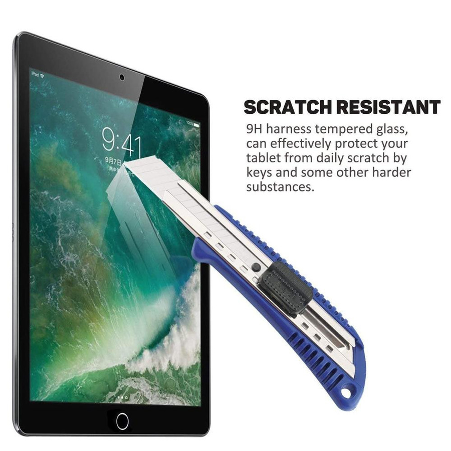Transparentes gehärtetes Glas Displayschutzfolie für Apple iPad Pro 11 2024, iPad Air 5, iPad Mini 7 6 5 4 und iPad 10 9 8 7 10.2 Zoll - Bild 6