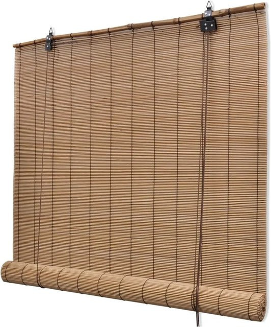 vidaXL Bambusrollo Braun B: 150 cm, H: 160 cm - Bild 1
