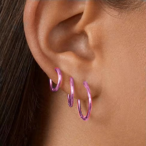 Piercing Addicter Ohrstecker Set, Kristall, Unisex - Bild 2