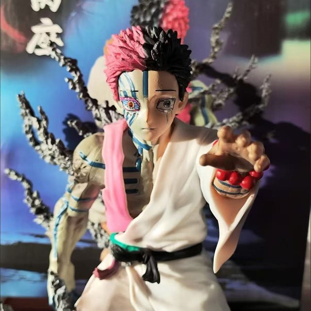 Bandai Demon Slayer Akaza Halbdämon-Form Anime-Figur, Einzelfigur, 15cm - Bild 1