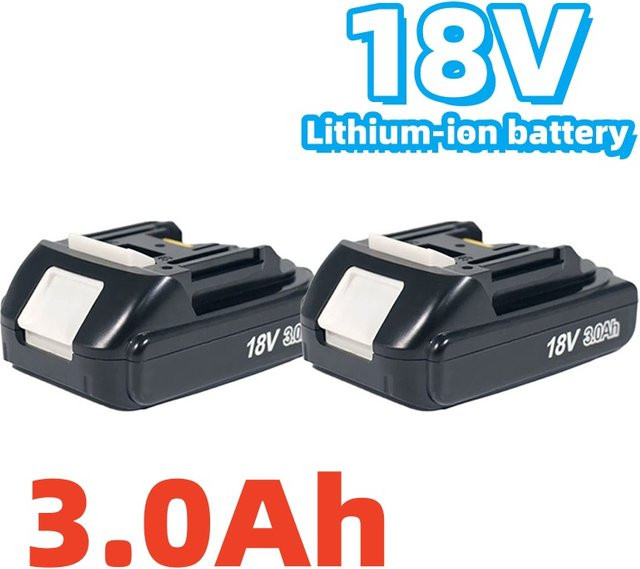 Makita 18V Ersatzakku kompatibel mit BL1850 BL1860 BL1830 für Winkelschleifer, Handbohrmaschinen und Akkuschrauber - Bild 1